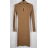 Šaty úpletové elegantní dlouhý rukáv dámské (S/M ONE SIZE) ITALSKÁ MÓDA IMPBB22Y23009
