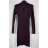 Šaty úpletové elegantní dlouhý rukáv dámské (S/M ONE SIZE) ITALSKÁ MÓDA IMPBB22Y23009