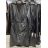Šaty elegantní koženkové dlouhý rukáv dámské (S/M ONE SIZE) ITALSKÁ MÓDA IMWE223965