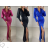Šaty elegantní dlouhý rukáv dámské (S/M ONE SIZE) ITALSKÁ MÓDA IMPBB22B23124