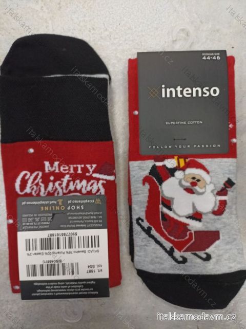 Ponožky veselé vánoční pánské (41-43, 44-46) POLSKÁ MÓDA DPP22224