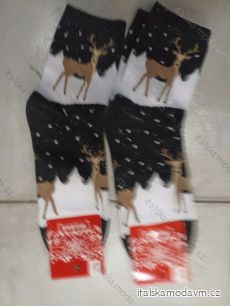 Ponožky slabé vánoční dámské (37-41) POLSKÁ MÓDA DPP22228