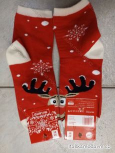 Ponožky slabé vánoční dámské (37-41) POLSKÁ MÓDA DPP22229