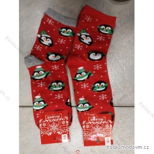 Ponožky slabé vánoční dámské (37-41) POLSKÁ MÓDA DPP22232