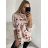 tunika dlouhý rukáv  s kapucí dámské (uni M/L) ITALSKá MóDA IMB22CHRISTMAS/DR M/L Černá