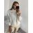 Svetr oversize s rolákem dlouhý rukáv dámský (S/M/L ONE SIZE) ITALSKÁ MÓDA IMWD2292119