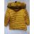 Bunda Kabát zimní dámská nadrozměr (L-7XL) ITALSKÁ MÓDA HKW21A-BIG958/DR XL Žlutá