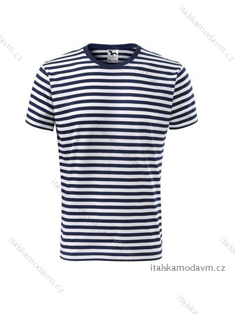 Tričko sailor krátký rukáv unisex námořnické pruhované (xs-xxl) REKLAMNí TEXTIL 803A modrý proužek L