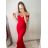 Šaty elegantní plesové dlouhé carmen dámské (S/M ONE SIZE) ITALSKá MóDA IMM2251830/DR S/M čierna