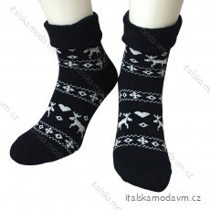 Ponožky vánoční teplé termo dámské (36-40) POLSKÁ MODA DPP22268DB