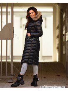 Kabát zimní s kapucí dámský (S-XL) MFFASHION IMMF22M-699/DR