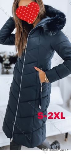 Bunda/kabát s kapucí dlouhý rukáv dámský (S-2XL) PMWB223904/DU