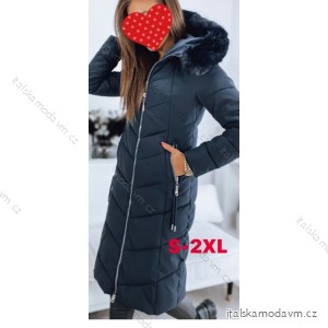 Bunda/kabát s kapucí dlouhý rukáv dámský (S-2XL) PMWB223904/DU