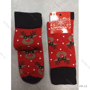 Ponožky veselé vánoční pánské sob Rudy (42-46) POLSKÁ MÓDA DPP21218