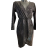 Šaty elegantní třpytivé dlouhý rukáv dámské (S/M ONE SIZE) ITALSKá MóDA IMM22EL4117
