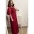 Šaty plesové dlouhé elegantní společenské krátký rukáv dámské nadrozměr (XL/2XL ONE SIZE) ITALSKÁ MÓDA IMM22PL80658