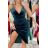 Šaty elegantné na ramienka dámske (S/M ONE SIZE) TALIANSKA MÓDA IMWKK224077