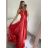 Šaty elegantní společenské dlouhé na ramínka dámské (S/M ONE SIZE) ITALSKÁ MÓDA IMPSH2280608