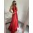 Šaty elegantní společenské dlouhé na ramínka dámské (S/M ONE SIZE) ITALSKÁ MÓDA IMPSH2280608
