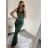 Šaty dlhé elegantné spoločenské na ramienka dámske (S/M ONE SIZE) TALIANSKA MÓDA IMWD2215280/DU S/M červená