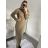Šaty pletené s rolákem dlouhý rukáv dámské (S/M/L ONE SIZE) ITALSKÁ MÓDA IMD221099/DR