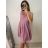 Šaty elegantné spoločenské trblietavé na ramienka carmen dámske (S/M ONE SIZE) TALIANSKA MÓDA IMM22ELEN/DR2 tmavo šedá