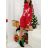 Šaty pletené/svetr prodloužený dlouhý rukáv dámský vánoční (S/M ONE SIZE) ITALSKÁ MÓDA IMM22vn20291