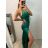 Šaty elegantní  na ramínka dámské (S/M ONE SIZE) ITALSKÁ MÓDA IMPBB22A11298