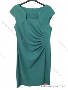 Šaty elegantní krátký rukáv dámské nadrozměr (2XL-4XL) ITALSKá MóDA IMM22A2982/DU