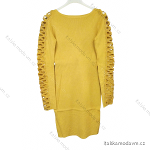 Šaty krátké společenské dlouhý rukáv dámské (S-XL) M.B.21 IM619052/D/17