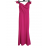 Šaty elegantní společenské carmen dlouhé dámské (XS/S/M/L ONE SIZE) ITALSKÁ MÓDA IM322063/DR9 tmavě růžová