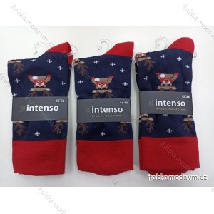 Ponožky vánoční veselé slabé dámské pánské chlapecké (36-40, 41-43, 44-46) POLSKÁ MÓDA DPP21087