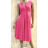 Šaty bez rukávu dámské (S/M ONE SIZE) ITALSKÁ MÓDA FMPRP23SF1550