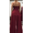 Šaty dlhé elegantné spoločenské na ramienka dámske (S/M ONE SIZE) TALIANSKA MÓDA FMPRP23DF8959