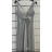 Šaty dlhé elegantné skladané na ramienka dámske (S/M ONE SIZE) TALIANSKA MÓDA FMPRP232311