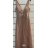 Šaty dlhé elegantné skladané na ramienka dámske (S/M ONE SIZE) TALIANSKA MÓDA FMPRP232311