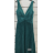Šaty dlhé elegantné skladané na ramienka dámske (S/M ONE SIZE) TALIANSKA MÓDA FMPRP232311