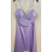 Šaty dlouhé elegantní na ramínka dámské (S/M ONE SIZE) ITALSKÁ MÓDA FMPRP23HM2298