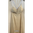 Šaty dlouhé elegantní na ramínka dámské (S/M ONE SIZE) ITALSKÁ MÓDA FMPRP23HM2298