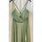 Šaty dlouhé elegantní na ramínka dámské (S/M ONE SIZE) ITALSKÁ MÓDA FMPRP23JR19035