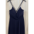 Šaty dlouhé elegantní na ramínka dámské (S/M ONE SIZE) ITALSKÁ MÓDA FMPRP23JR19035