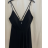 Šaty dlouhé elegantní na ramínka dámské (S/M ONE SIZE) ITALSKÁ MÓDA FMPRP23JR19035
