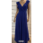 Šaty dlhé elegantné spoločenské na ramienka dámske (S/M ONE SIZE) TALIANSKA MÓDA FMPRP23JRE1388