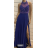 Šaty dlhé elegantné spoločenské bez rukávov dámske (S/M ONE SIZE) TALIANSKA MÓDA FMPRP23DF8558