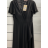 Šaty dlhé spoločenské krátky rukáv dámske (S/M ONE SIZE) TALIANSKA MÓDA FMPRP23R1413