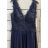 Šaty dlouhé elegantní společenské bez rukávu dámské (S/M ONE SIZE) ITALSKÁ MÓDA FMPRP23DF8657-1