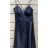 Šaty dlouhé elegantní společenské na ramínka dámské (S/M ONE SIZE) ITALSKÁ MÓDA FMPRP23HM2188