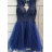 Šaty elegantní společenské na ramínka dámské (S/M ONE SIZE) ITALSKÁ MÓDA FMPRP23DF8821