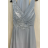 Šaty dlouhé elegantní společenské bez rukávu dámské (S/M ONE SIZE) ITALSKÁ MÓDA FMPRP231663