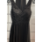 Šaty dlouhé elegantní společenské bez rukávu dámské (S/M ONE SIZE) ITALSKÁ MÓDA FMPRP231663